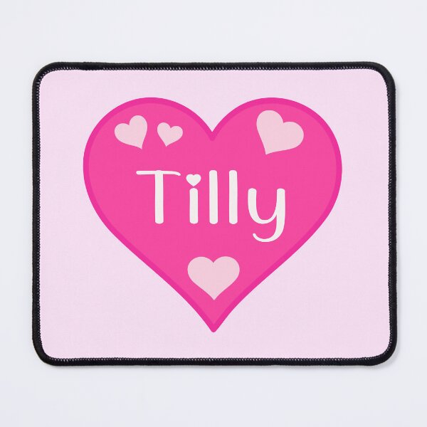 Item preview, Tilly Name Pink Heart  designed and sold by Jeallan Designs.