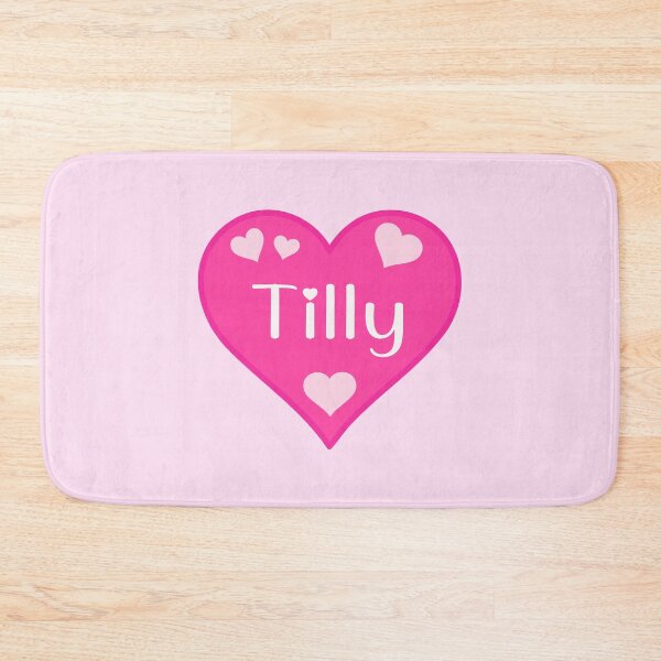 Item preview, Tilly Name Pink Heart  designed and sold by Jeallan Designs.
