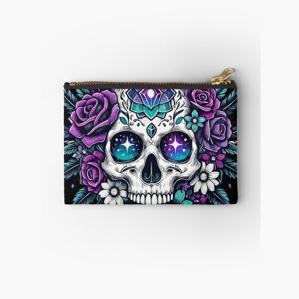 Item preview, Mystical Galaxy Skull - Celestial Elegance designed and sold by Kawaii-n-Spice.