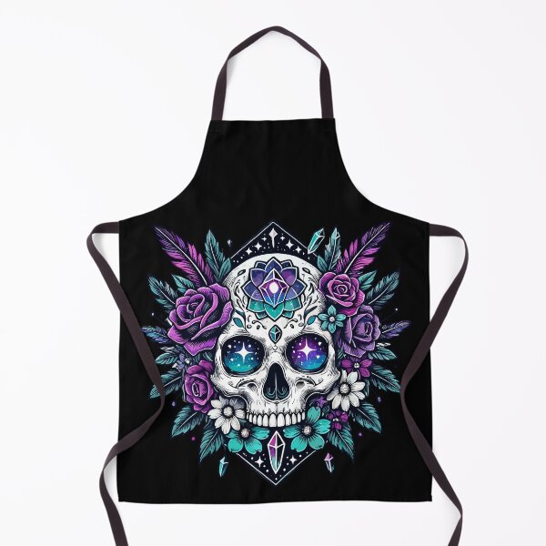 Item preview, Mystical Galaxy Skull - Celestial Elegance designed and sold by Kawaii-n-Spice.