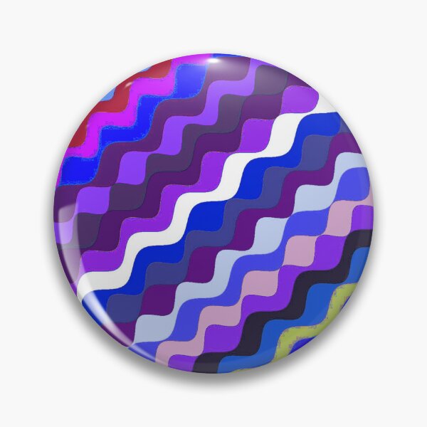 Aperçu de l'œuvre Ondes fractales angulaires multicolores abstraites 14 créée et vendue par SXW Designs.
