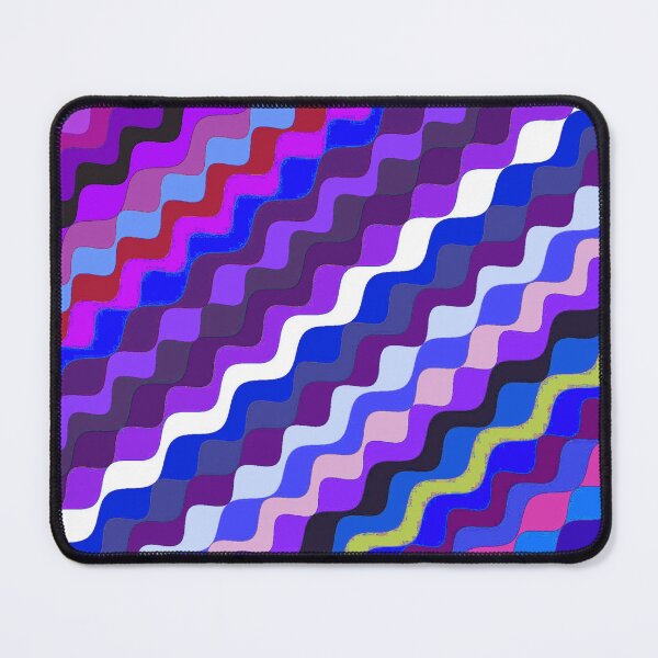 Item preview, Abstract Multicolored Angled Fractal Waves 14 designed and sold by SXW Designs.