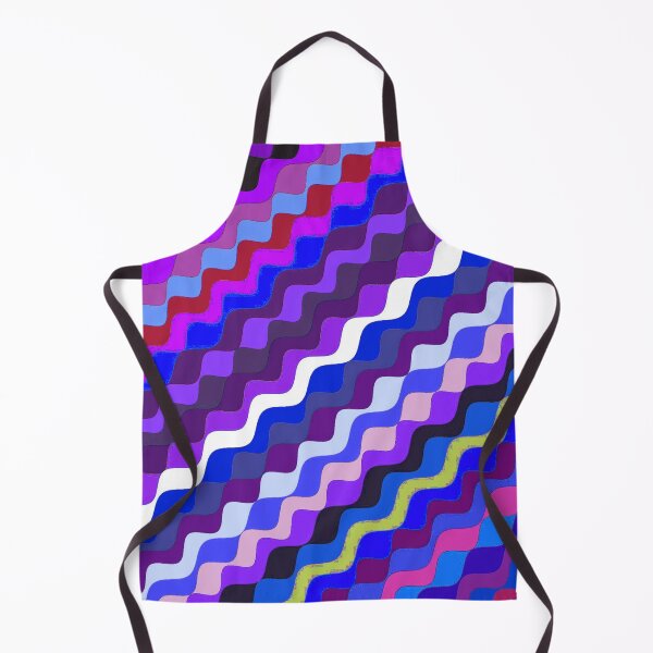 Aperçu de l'œuvre Ondes fractales angulaires multicolores abstraites 14 créée et vendue par SXW Designs.