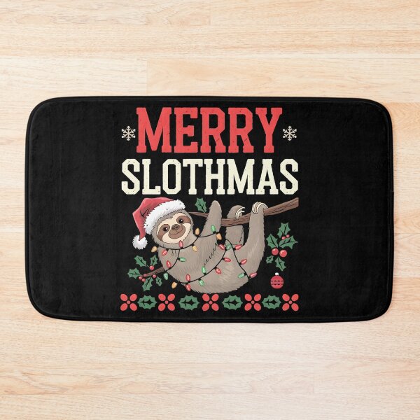 Item preview, Merry Slothmas Christmas Sloth designed and sold by DomTeesHaven.