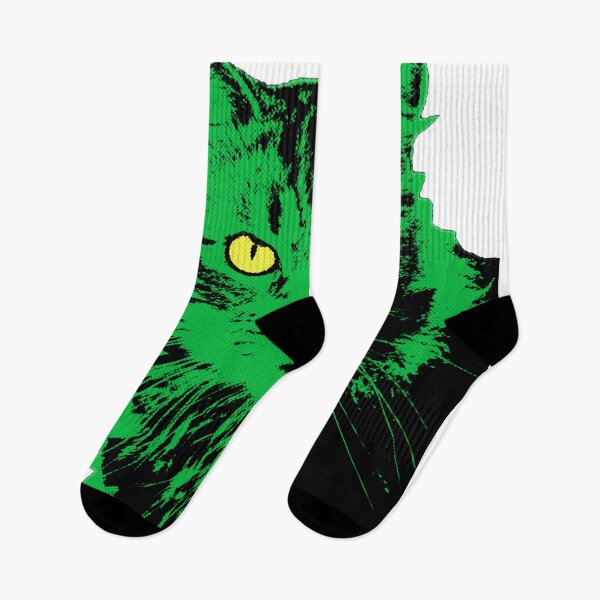 Item preview, CAT POP ART  GREEN designed and sold by NYWA-ART.