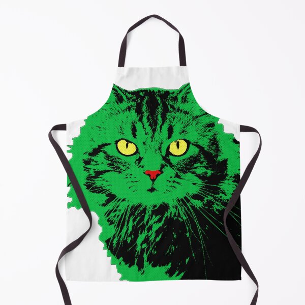 Item preview, CAT POP ART GREEN designed and sold by NYWA-ART.