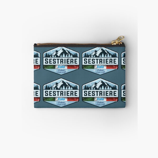 Item preview, Sestriere Italy Skiing Italian Alps Sticker T-Shirt 01 designed and sold by OuterShellUK.