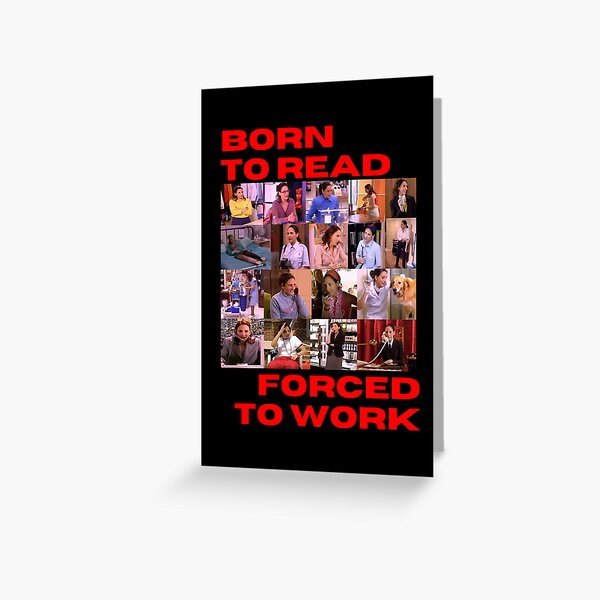 Item preview, Born to read, forced to work designed and sold by Lairaa13.