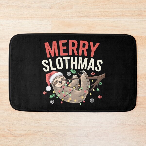 Item preview, Merry Slothmas Christmas Sloth designed and sold by DomTeesHaven.