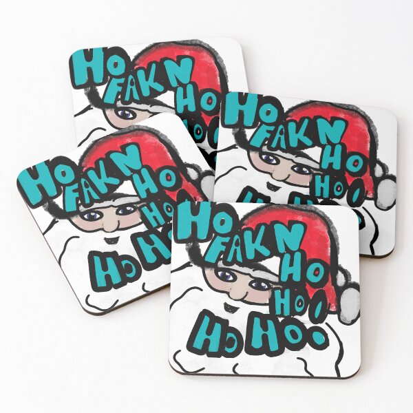 Item preview, Ho fak’n Ho Ho Santa Laughing Christmas Design designed and sold by RckymtnNinjaCat.