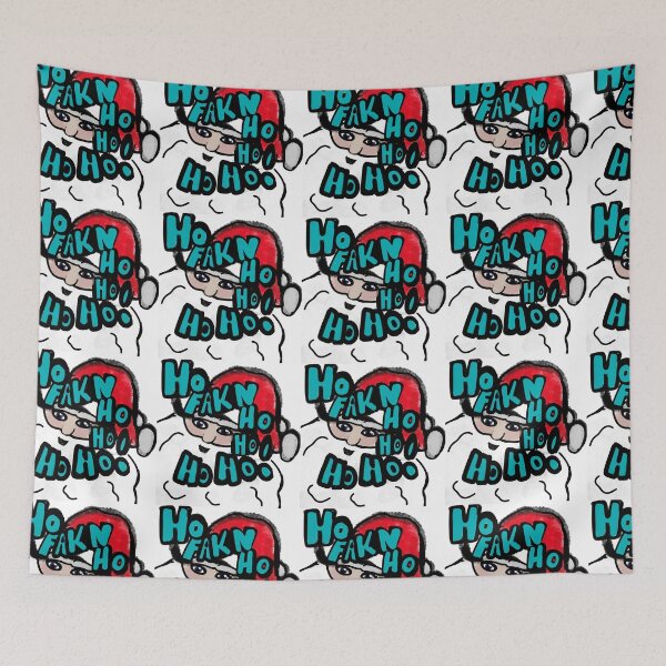 Item preview, Ho fak’n Ho Ho Santa Laughing Christmas Design designed and sold by RckymtnNinjaCat.