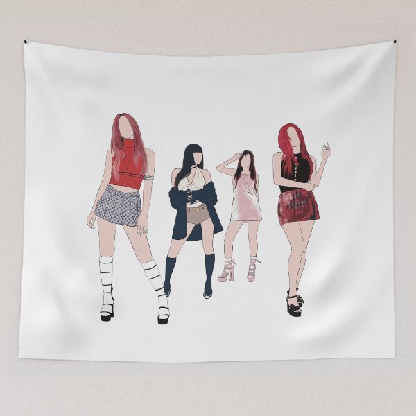 Item preview, Kiss of life K-pop girl band digital illustration art - 01 designed and sold by Eclectic-aww.