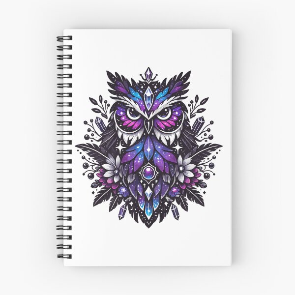 Item preview, Mystical Galaxy Owl - Celestial Wonder designed and sold by Kawaii-n-Spice.