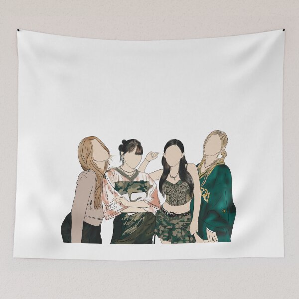 Item preview, Kiss of life K-pop girl band digital illustration art - 02 designed and sold by Eclectic-aww.