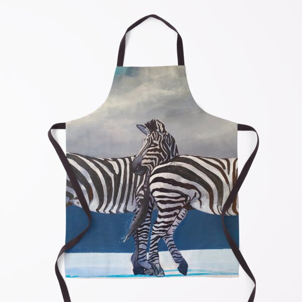 Item preview, Annette Visser : Backward Glance, A Zebra Duo designed and sold by SplashAndShape.
