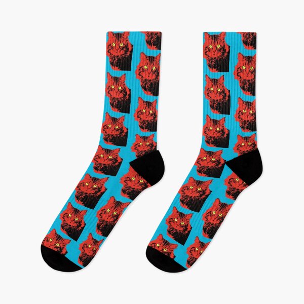 Item preview, CAT POP ART RED BLUE designed and sold by NYWA-ART.
