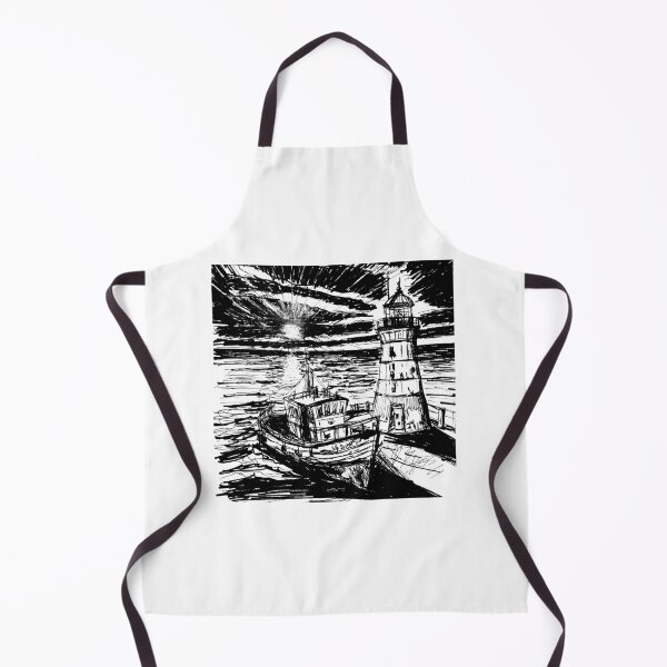 Item preview, Sailing Boat Lighthouse Sunset designed and sold by Tanya Zevallos.