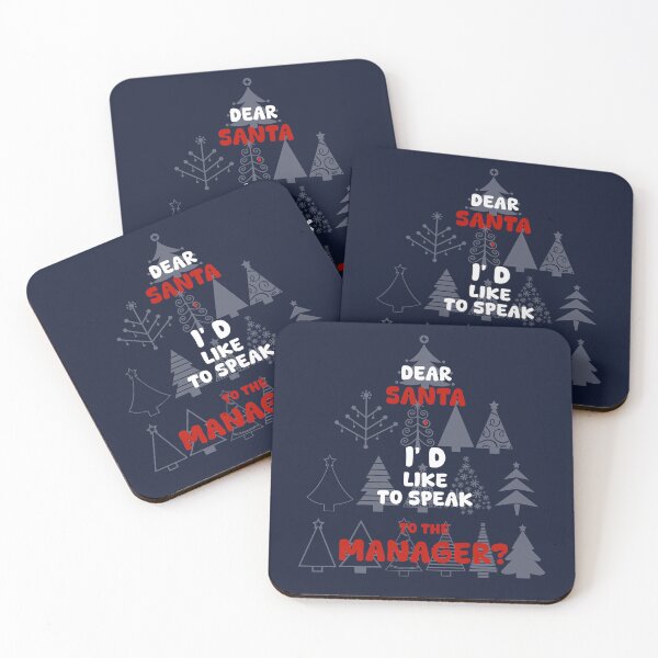 Item preview, DEAR SANTA, I'D LIKE TO SPEAK TO THE MANAGER?, Unique designed and sold by villacreativa.