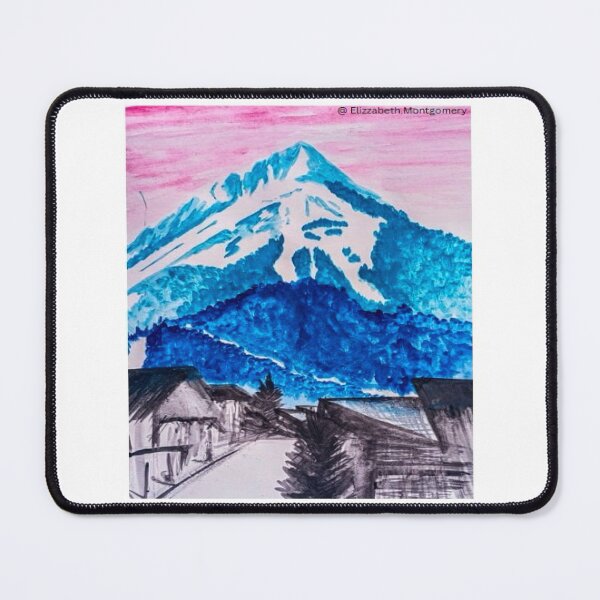 Item preview, Liz beautiful mountain scene hand painted designed and sold by sailorsam1805.
