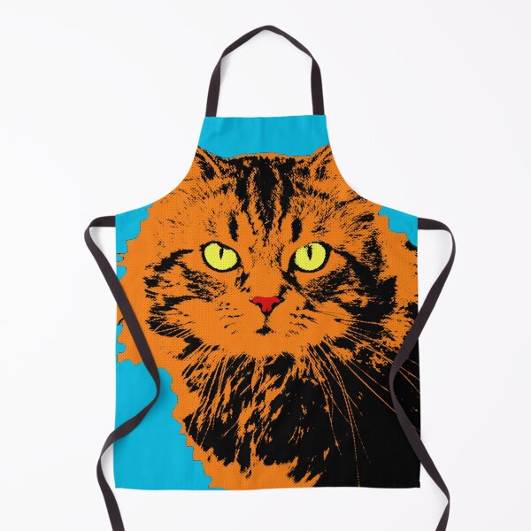 Item preview, Pop cat orange blue designed and sold by NYWA-ART.