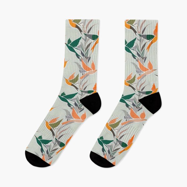 Item preview, Birds Flying From Branch To Branch Green And Peach designed and sold by Ciervo Primavera.