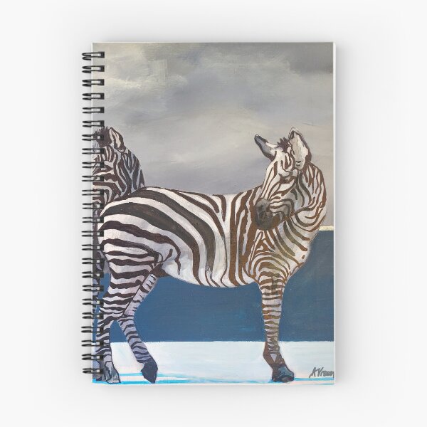 Item preview, Annette Visser : Backward Glance, A Zebra Duo designed and sold by SplashAndShape.