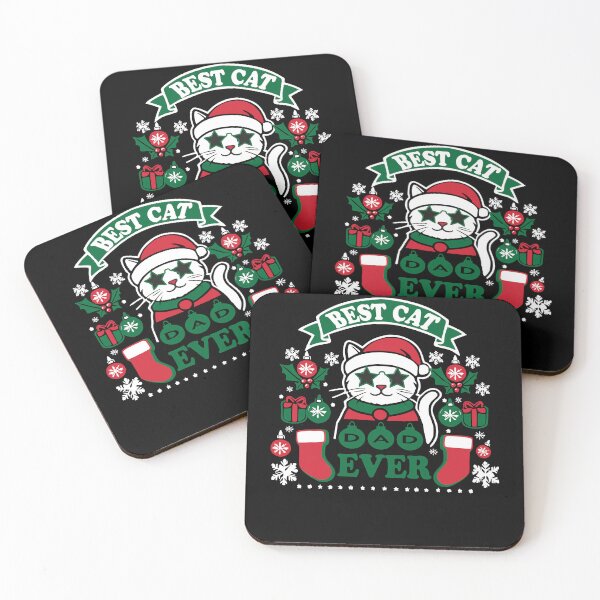 Item preview, Best Cat Dad Ever Christmas Cat Design designed and sold by JustBeeAwesome.
