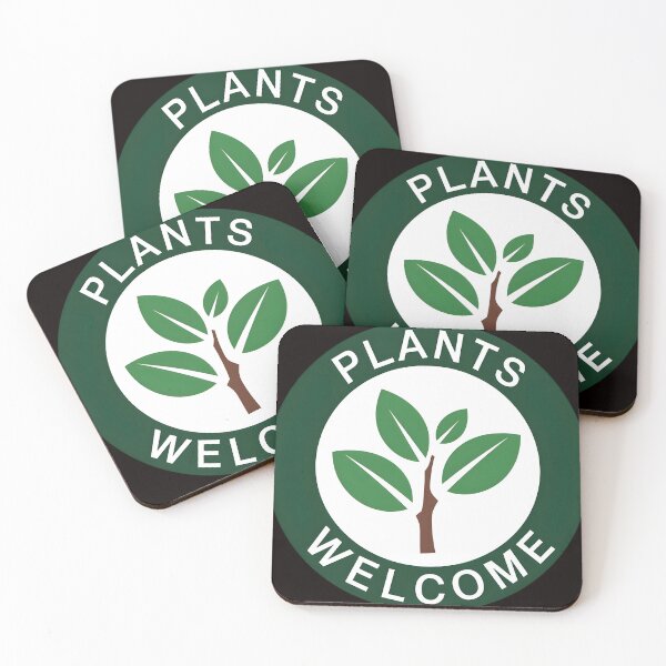 Item preview, Plants welcome pictogram designed and sold by NextDoorShoop.