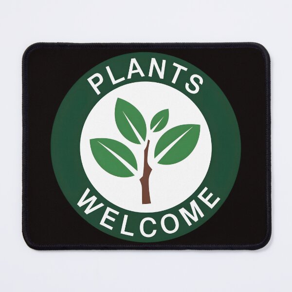 Item preview, Plants welcome pictogram designed and sold by NextDoorShoop.