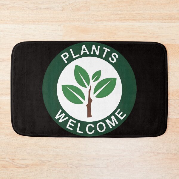 Item preview, Plants welcome pictogram designed and sold by NextDoorShoop.