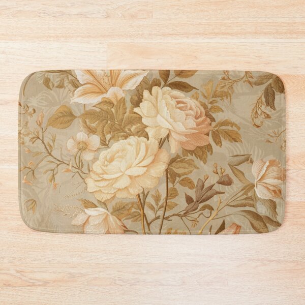 Item preview, Antique Floral Wallpaper designed and sold by whitecat23.