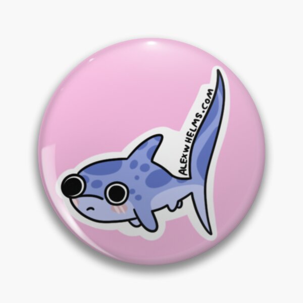 Item preview, Silly Stickers Thresher Shark - Rambunctious Edition designed and sold by Alex Helms Illustrations.