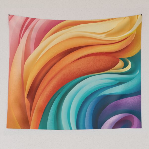 Item preview, Rainbow Swirls designed and sold by whitecat23.