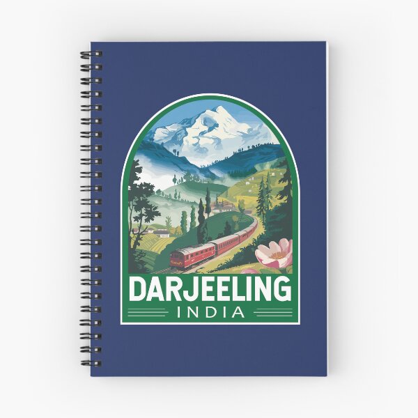 Item preview, Darjeeling India Travel Art Emblem designed and sold by KrisSidDesigns.