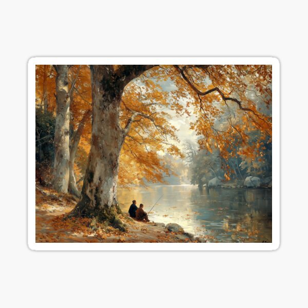 Item preview, Fishing By The River designed and sold by KootenayDesigns.