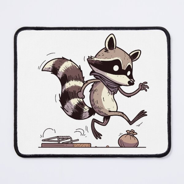 Item preview, "Caught! Sneaky Raccoon Busted" designed and sold by AlfredR.