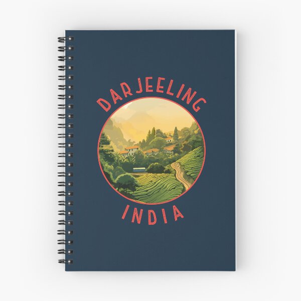Item preview, Darjeeling India Retro Distressed Circle designed and sold by KrisSidDesigns.