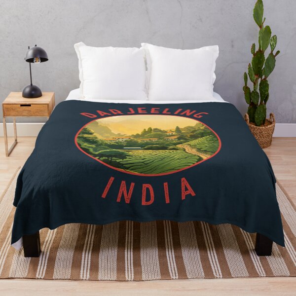 Item preview, Darjeeling India Retro Distressed Circle designed and sold by KrisSidDesigns.