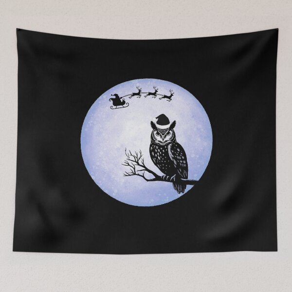 Item preview, Ho ho ho owl xmas  designed and sold by EnchantedOwl.
