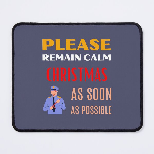 Item preview, Please Remain Calm Funny Retro Poster designed and sold by Rybczynskiworks.