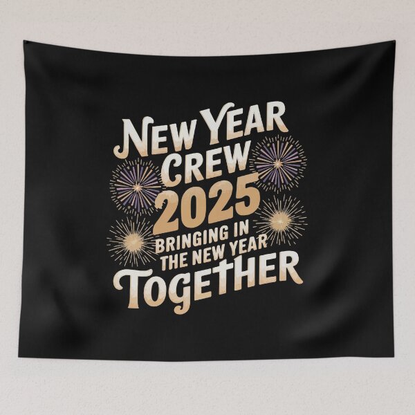 Item preview, New Year Crew 2025 Bringing In The New Year Together Family designed and sold by MCreativeStore.