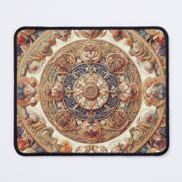Item preview, Golden Grace | Luxurious Floral Motifs designed and sold by Epic--Art.