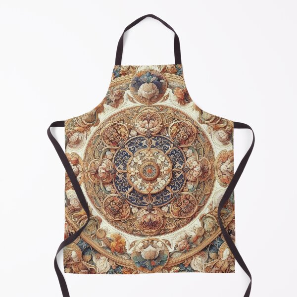 Item preview, Golden Grace | Luxurious Floral Motifs designed and sold by Epic--Art.
