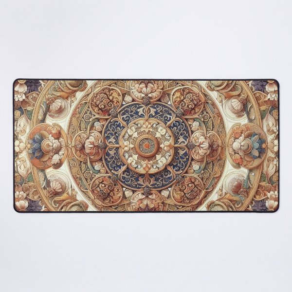 Item preview, Golden Grace | Luxurious Floral Motifs designed and sold by Epic--Art.