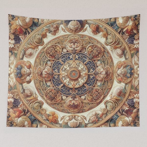 Item preview, Golden Grace | Luxurious Floral Motifs designed and sold by Epic--Art.
