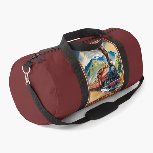 Item preview, Darjeeling India Train Painterly Travel Art Vintage designed and sold by KrisSidDesigns.