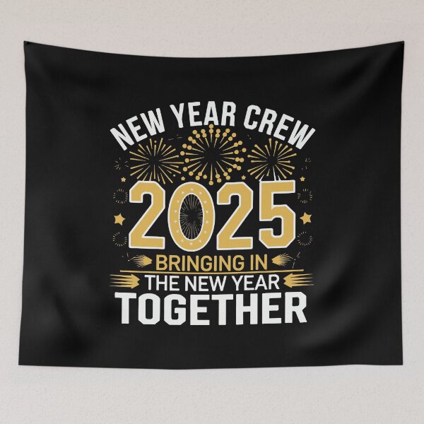 Item preview, New Year Crew 2025 Bringing In The New Year Together Family designed and sold by MCreativeStore.