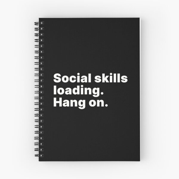 Item preview, Social skills loading. Hang on | Socially awkward designed and sold by ThingsOnTees.