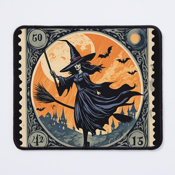 Item preview, Bewitched Stamp designed and sold by Vintagestamps.