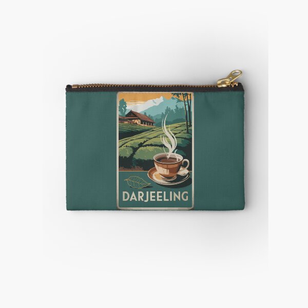 Item preview, Darjeeling India Tea Travel Art Vintage designed and sold by KrisSidDesigns.